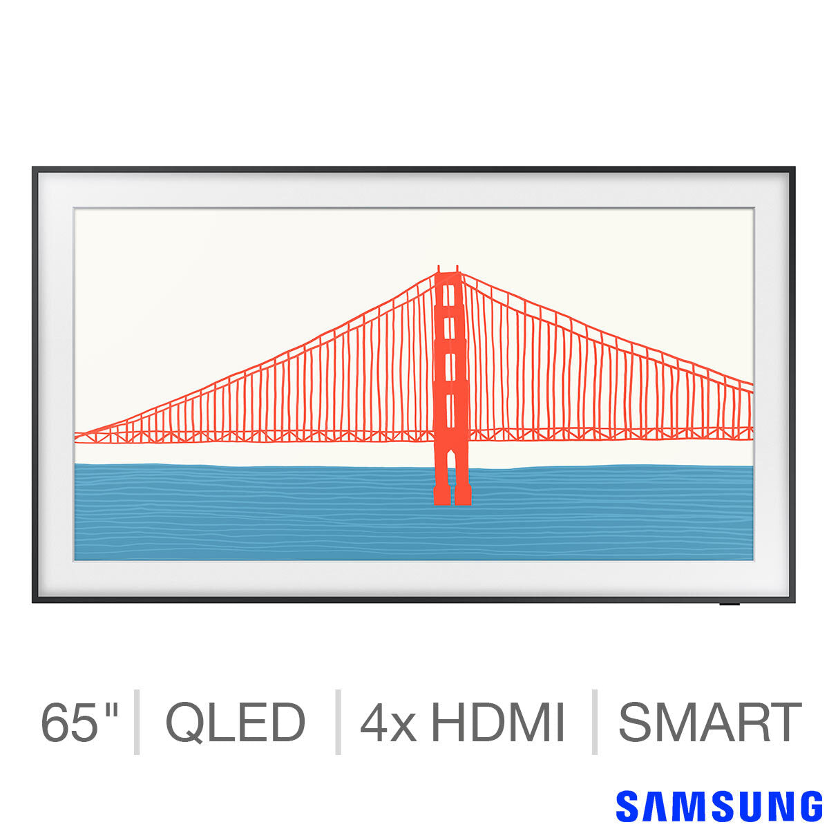 Samsung QE65LS03AAUXXU, The Frame, 65 Inch QLED 4K Ultra HD Smart TV