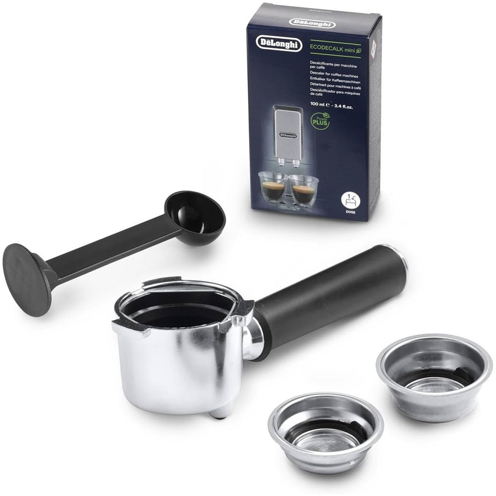 DeLonghi ECP35.31 Compact Manual Espresso Pump Coffee Machine Black and Silver