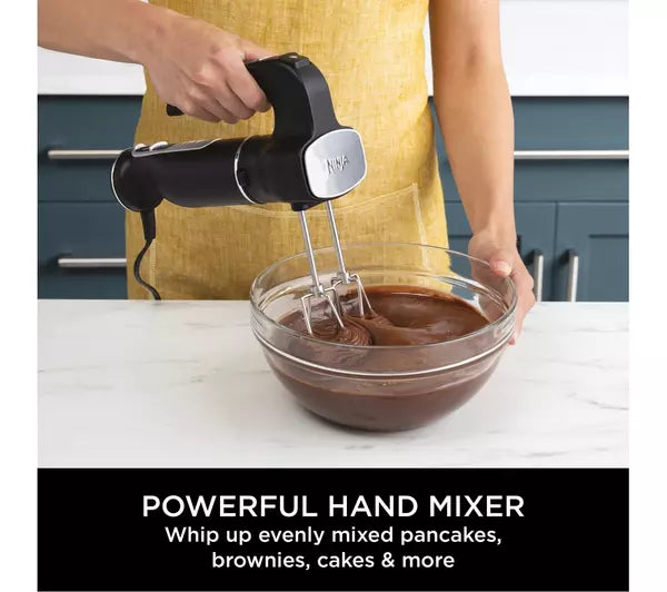 Ninja CI090UK Foodi 2-in-1 Hand Blender & Mixer Black