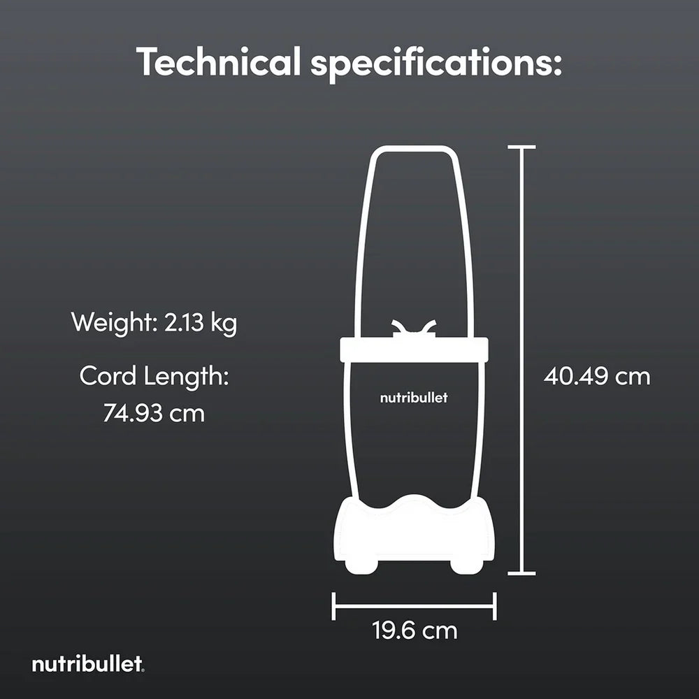Nutribullet 900 Series McLaren F1 Team Edition Portable Blender 2775 - Grey